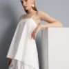 Cami-Top aus Baumwolle mit Hanky-Saum