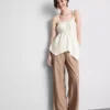 Cami-Top aus Baumwolle mit Hanky-Saum