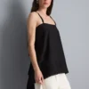 Cami-Top aus Baumwolle mit Hanky-Saum
