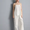 Cami-Top aus Baumwolle mit Hanky-Saum