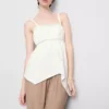 Cami-Top aus Baumwolle mit Hanky-Saum