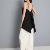 Cami-Top aus Baumwolle mit Hanky-Saum