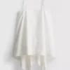 Cami-Top aus Baumwolle mit Hanky-Saum