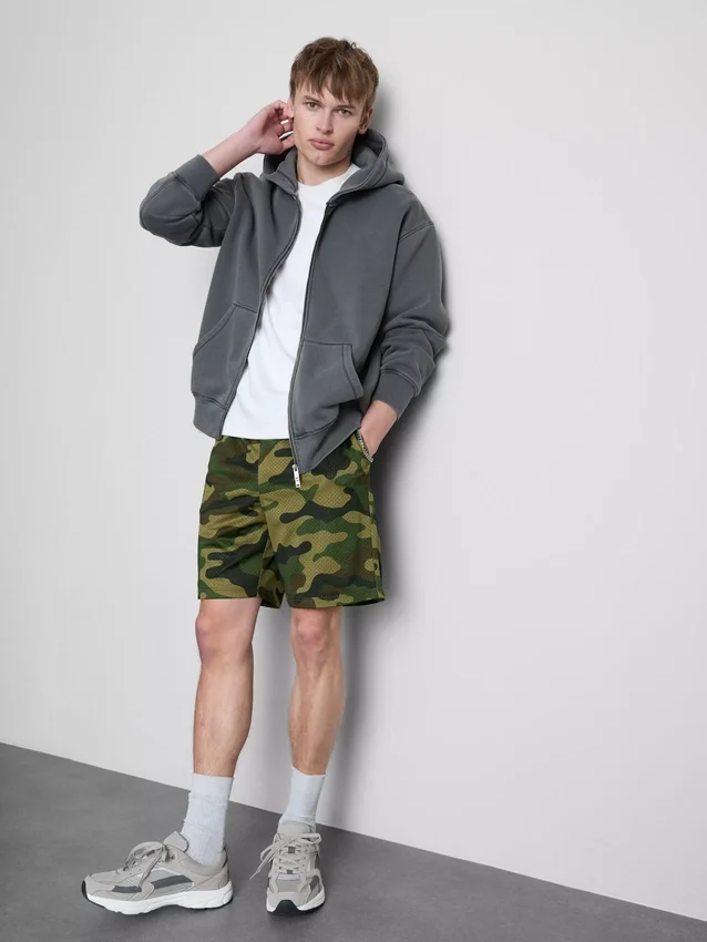 Camo-Mesh-Shorts Camo-Mesh-Shorts