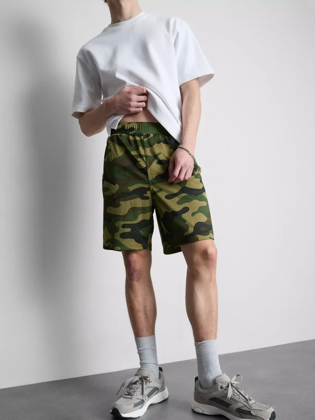 Camo-Mesh-Shorts Camo-Mesh-Shorts