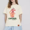 Campari Baumwoll-T-Shirt mit Rundhalsausschnitt