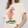 Campari Baumwoll-T-Shirt mit Rundhalsausschnitt