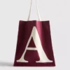 Canvas-Tragetasche mit Initialen