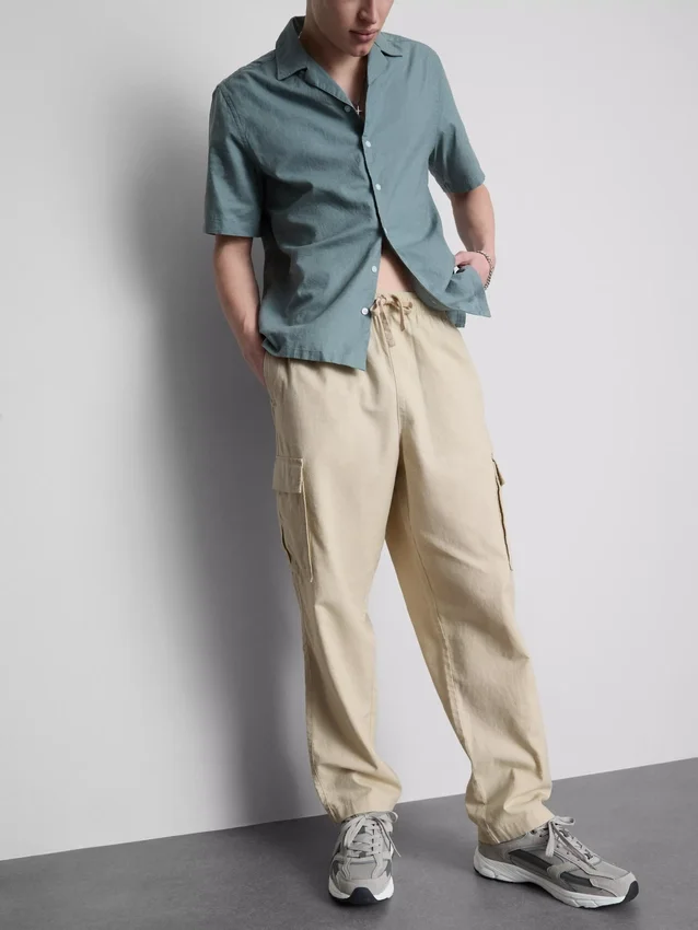 Cargohose mit Kordelzug Cargohose mit Kordelzug