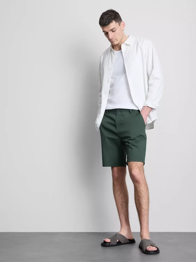 Chino-Shorts mit hohem Baumwollanteil Chino-Shorts mit hohem Baumwollanteil