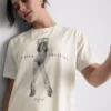 Christina Aguilera Baumwoll-T-Shirt mit Musikmotiv
