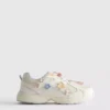 Chunky-Sneaker mit Blumenmotiven