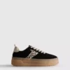 Chunky-Sneaker mit Leopardenmuster und Gummisohle