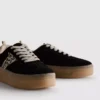 Chunky-Sneaker mit Leopardenmuster und Gummisohle
