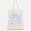 City-Tasche aus Baumwolle mit Grafikprint