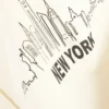 City-Tasche aus Baumwolle mit Grafikprint