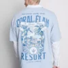 Coral Resort Kurzarm-Shorts