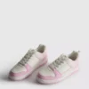 Court-Sneaker im Color-Block-Design