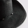 Cowboyhut aus Stroh mit Besatz Cowboyhut aus Stroh mit Besatz