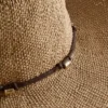Cowboyhut aus Stroh mit Besatz Cowboyhut aus Stroh mit Besatz