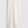Crinkle-Hose mit geradem Bein