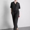 Crinkle-Hose mit weitem Bein Crinkle-Hose mit weitem Bein