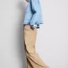 Crinkle-Hose mit weitem Bein Crinkle-Hose mit weitem Bein