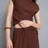 Crinkle-Hose mit weitem Bein Crinkle-Hose mit weitem Bein