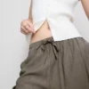 Crinkle-Hose mit weitem Bein Crinkle-Hose mit weitem Bein