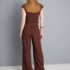 Crinkle-Hose mit weitem Bein Crinkle-Hose mit weitem Bein