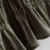 Crinkle-Top mit Bindeband vorne Crinkle-Top mit Bindeband vorne