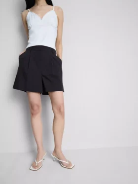 Cruise-Shorts mit hoher Taille und Struktur