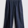 Culotte-Jeans mit weitem Bein Culotte-Jeans mit weitem Bein