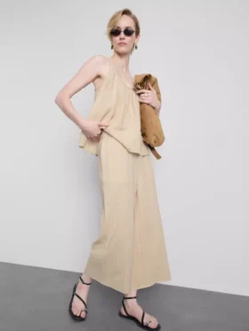 Culottes aus reiner Baumwolle