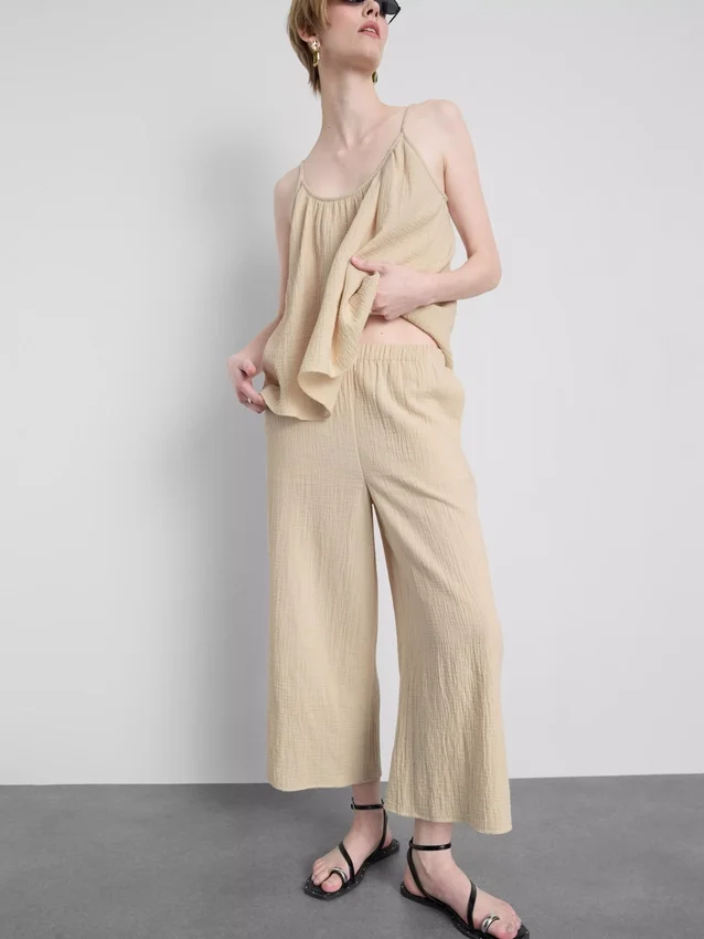 Culottes aus reiner Baumwolle Culottes aus reiner Baumwolle