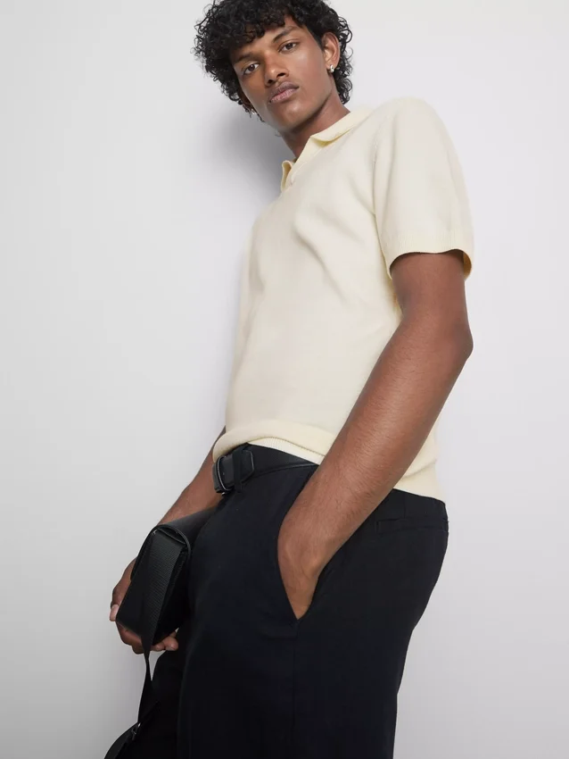 Das gestrickte Polohemd von The Edit Das gestrickte Polohemd von The Edit