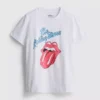 Das Rolling-Stones-Baumwoll-T-Shirt mit Grafikprint