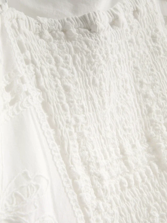 Das „The Edit Broderie“ Midi-Kleid Das „The Edit Broderie“ Midi-Kleid