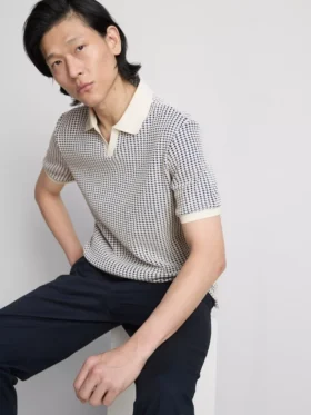 Das „The Edit“ Jacquard-Poloshirt