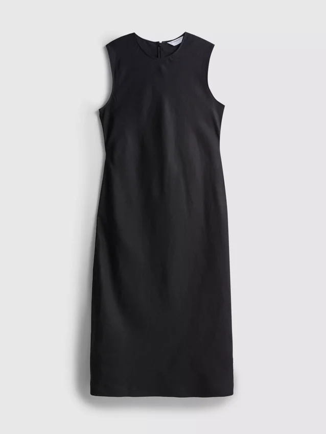 Das „The Edit“ – ärmelloses Midi-Kleid aus Leinen Das „The Edit“ – ärmelloses Midi-Kleid aus Leinen