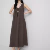 Das „The Edit“ Trapez-Maxikleid Das „The Edit“ Trapez-Maxikleid
