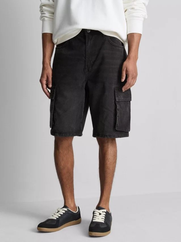 Denim-Cargo-Shorts Denim-Cargo-Shorts