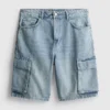 Denim-Cargo-Shorts Denim-Cargo-Shorts
