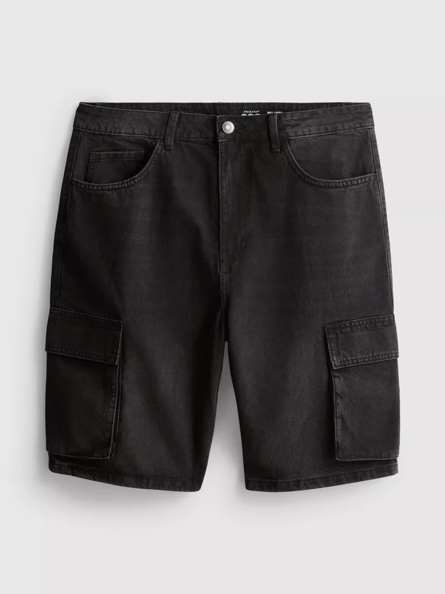 Denim-Cargo-Shorts Denim-Cargo-Shorts