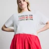 „Der Teufel trägt Prada“ – Baumwoll-T-Shirt mit Aufdruck „Der Teufel trägt Prada“ – Baumwoll-T-Shirt mit Aufdruck