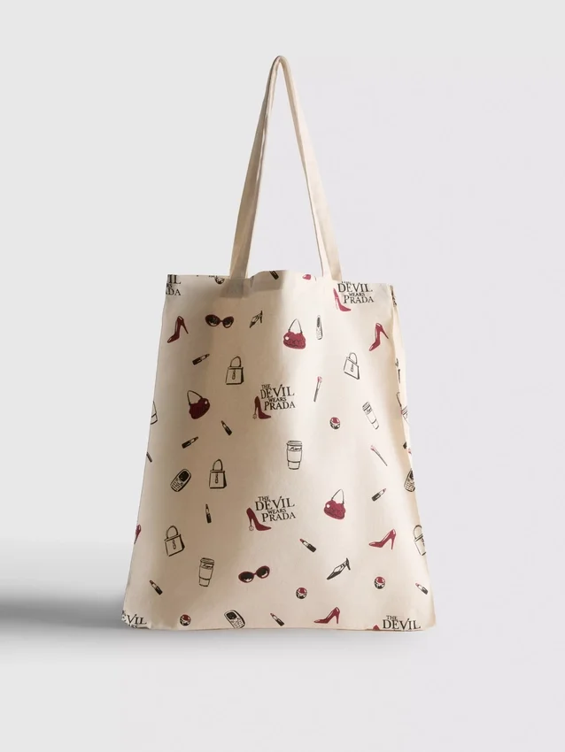 „Der Teufel trägt Prada“-Canvas-Shopper „Der Teufel trägt Prada“-Canvas-Shopper
