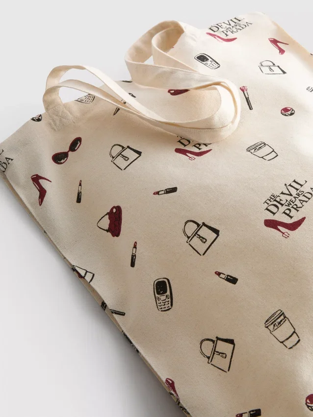 „Der Teufel trägt Prada“-Canvas-Shopper „Der Teufel trägt Prada“-Canvas-Shopper