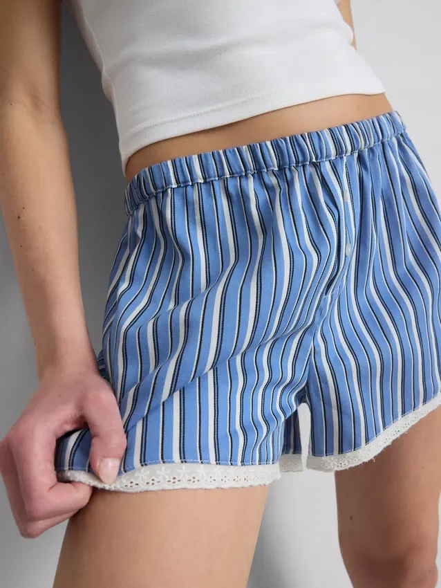 Die Primark-Szene | Boxershorts mit Spitzenstreifen Die Primark-Szene | Boxershorts mit Spitzenstreifen