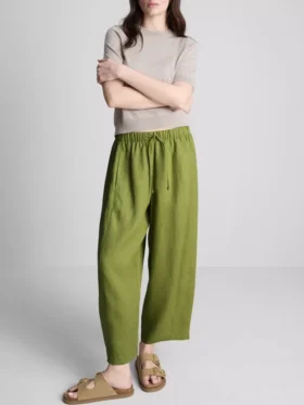 Die „The Edit“-Leinenhose mit weitem Bein Die „The Edit“-Leinenhose mit weitem Bein