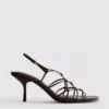 Die „The Edit“-Sandalen mit geflochtenem Stiletto-High-Heel-Absatz